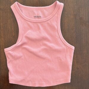 Wild Fable XS Pink Ribbed Tank Top
